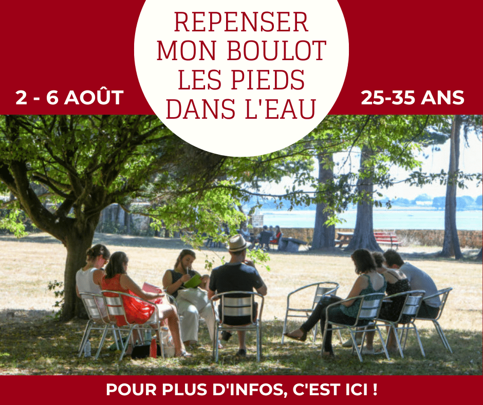 Repenser mon boulot les pieds dans l'eau